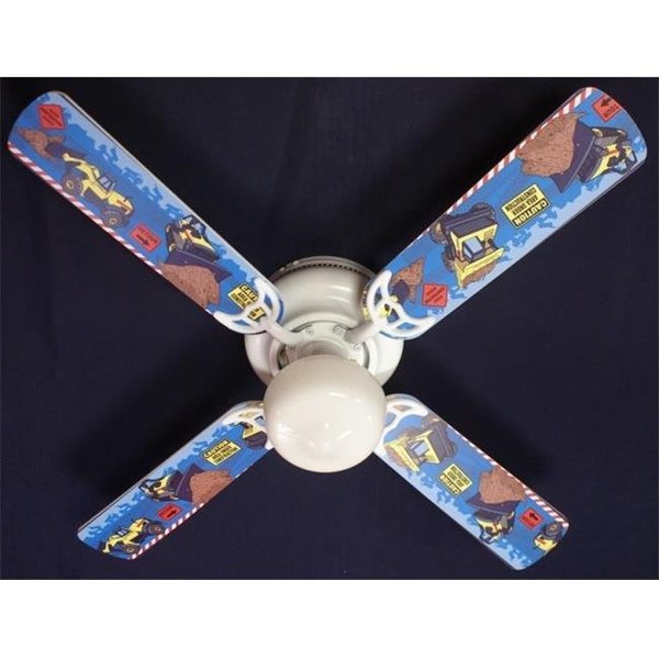 Ceiling Fan Designers Ceiling Fan Designers 42FAN-KIDS-MTCT Mighty Tonka Construction Trucks Ceiling Fan 42 in. 42FAN-KIDS-MTCT